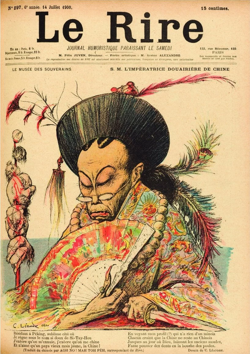 Charles Léandre - L'imperatrice vedova della Cina